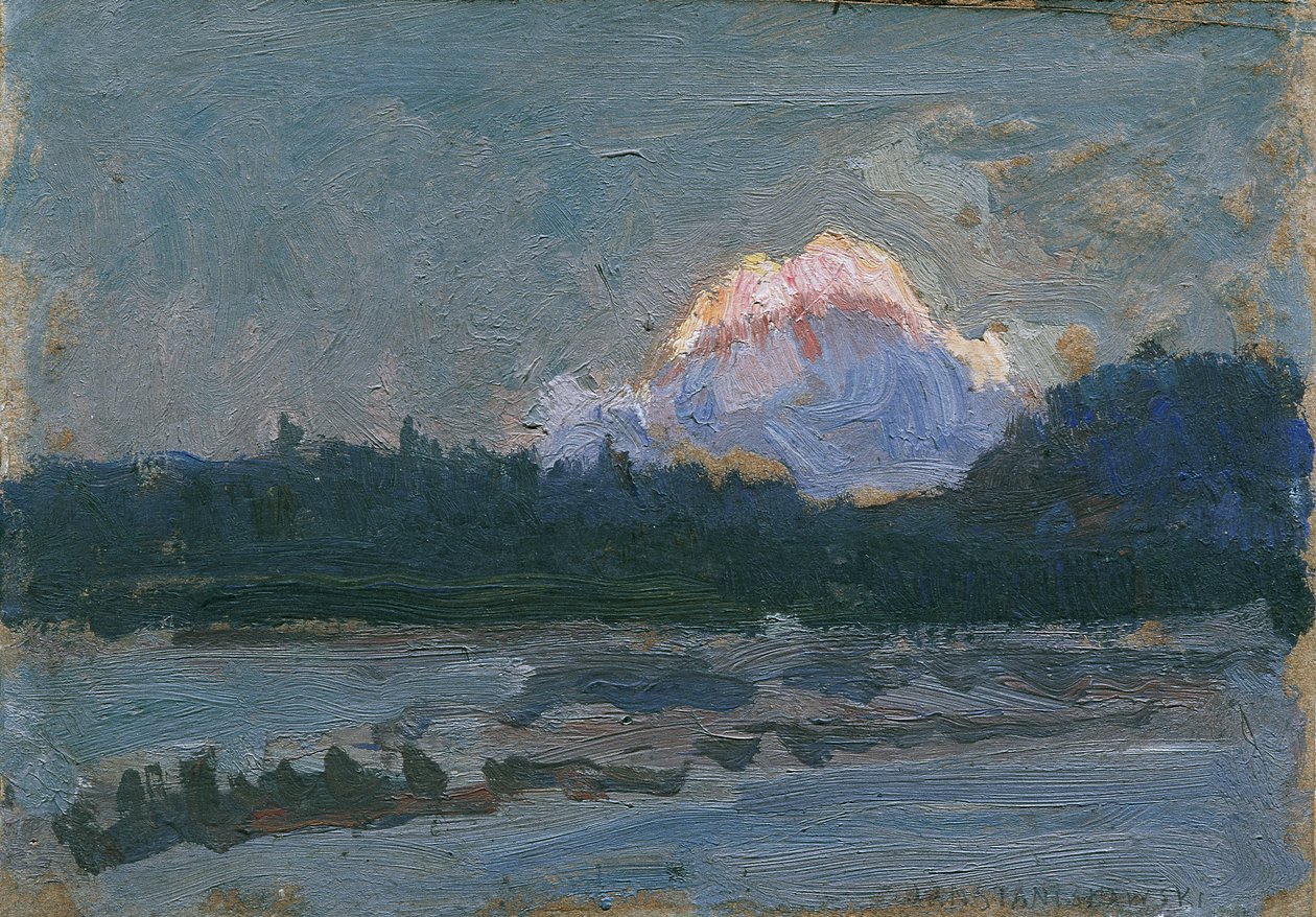Abendrot Tatra by Jan Grzegorz Stanisławski