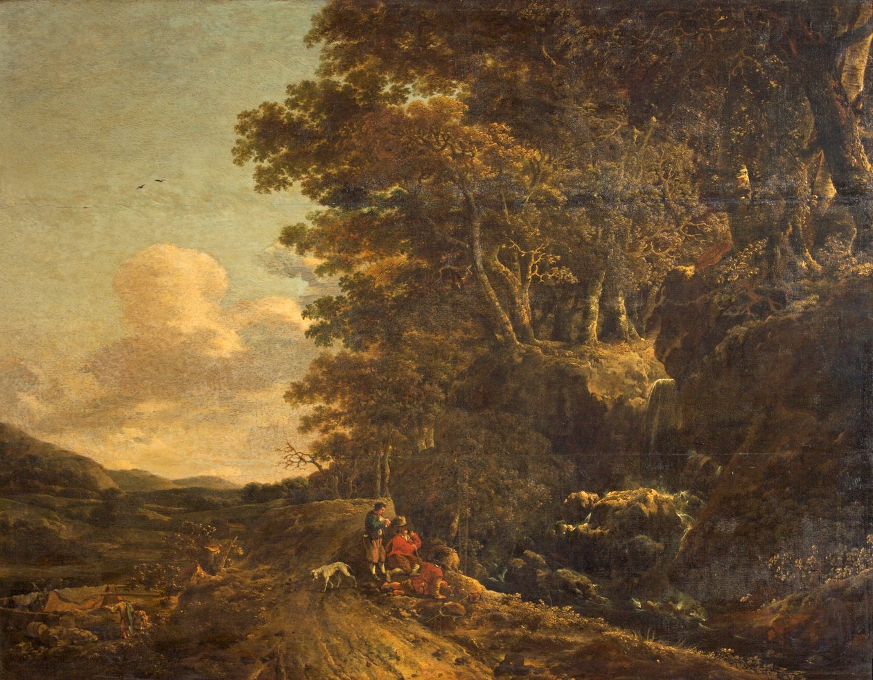 Şelaleli Manzara, c.1685-85 by Jan Hackaert