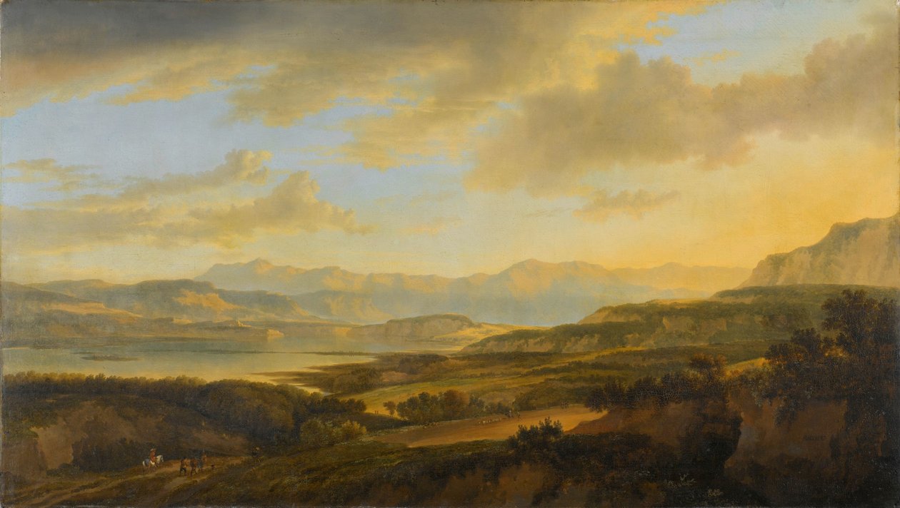 Zürih Gölü by Jan Hackaert