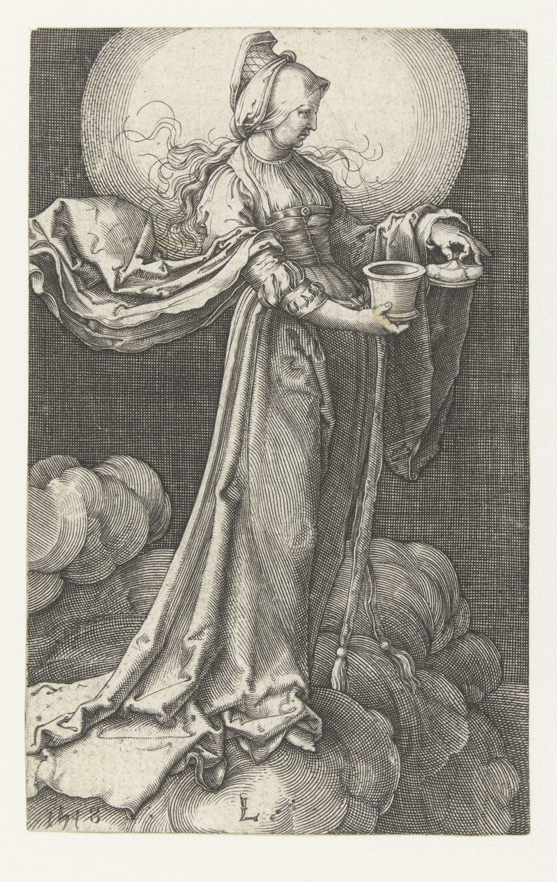 Mary Magdalene yürüyüş by Jan Harmensz. Muller (manner of)