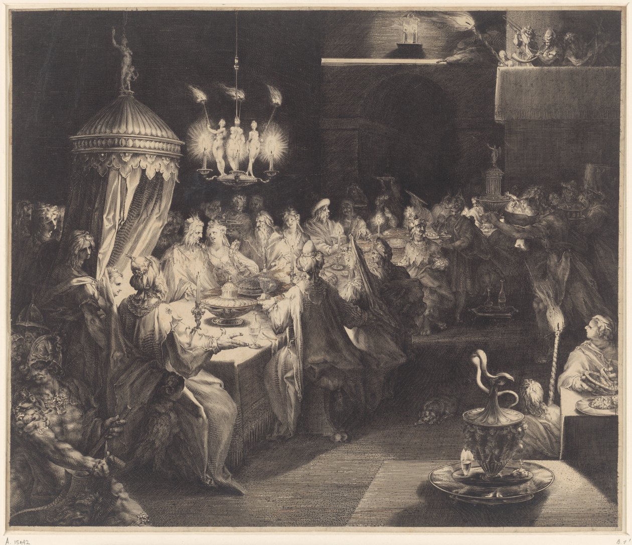 Belşatsar Bayramı by Jan Harmensz. Muller