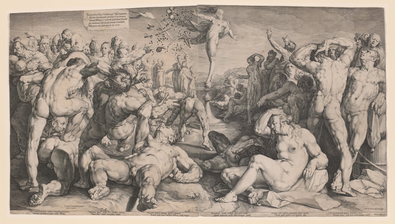 Hediyelerini Dağıtan Servet by Jan Harmensz. Muller
