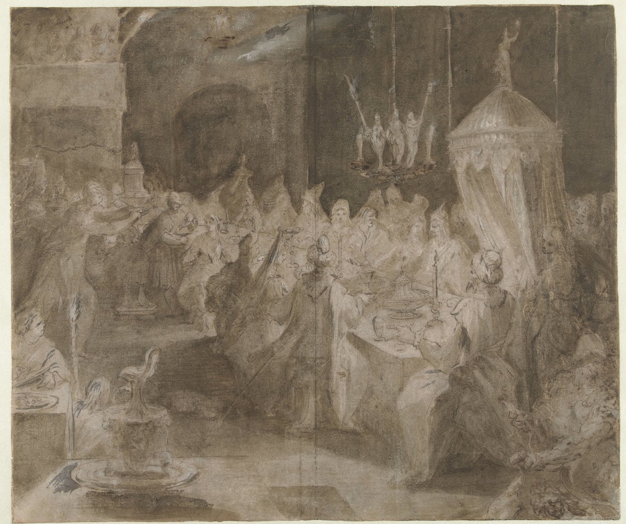 Belşatsar'ın ziyafeti by Jan Harmensz. Muller