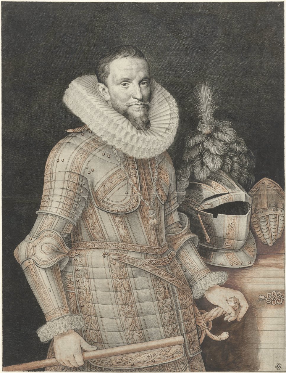 Portret van Ambrogio Spinola by Jan Harmensz. Muller