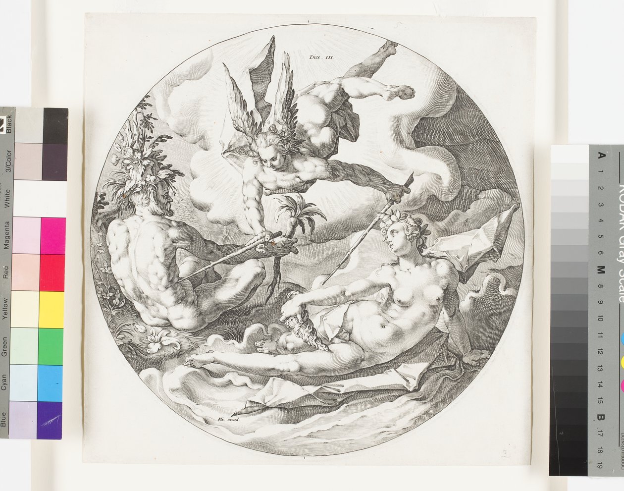 Kuru Toprakların ve Denizlerin Yaratılışı, c.1589 by Jan Harmensz Muller