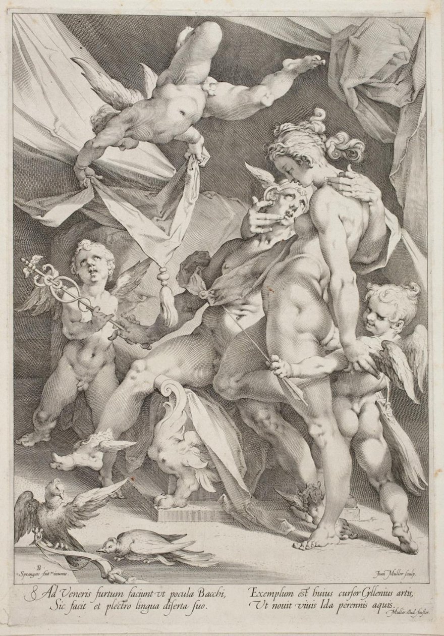 Venüs ve Merkür by Jan Harmensz. Muller