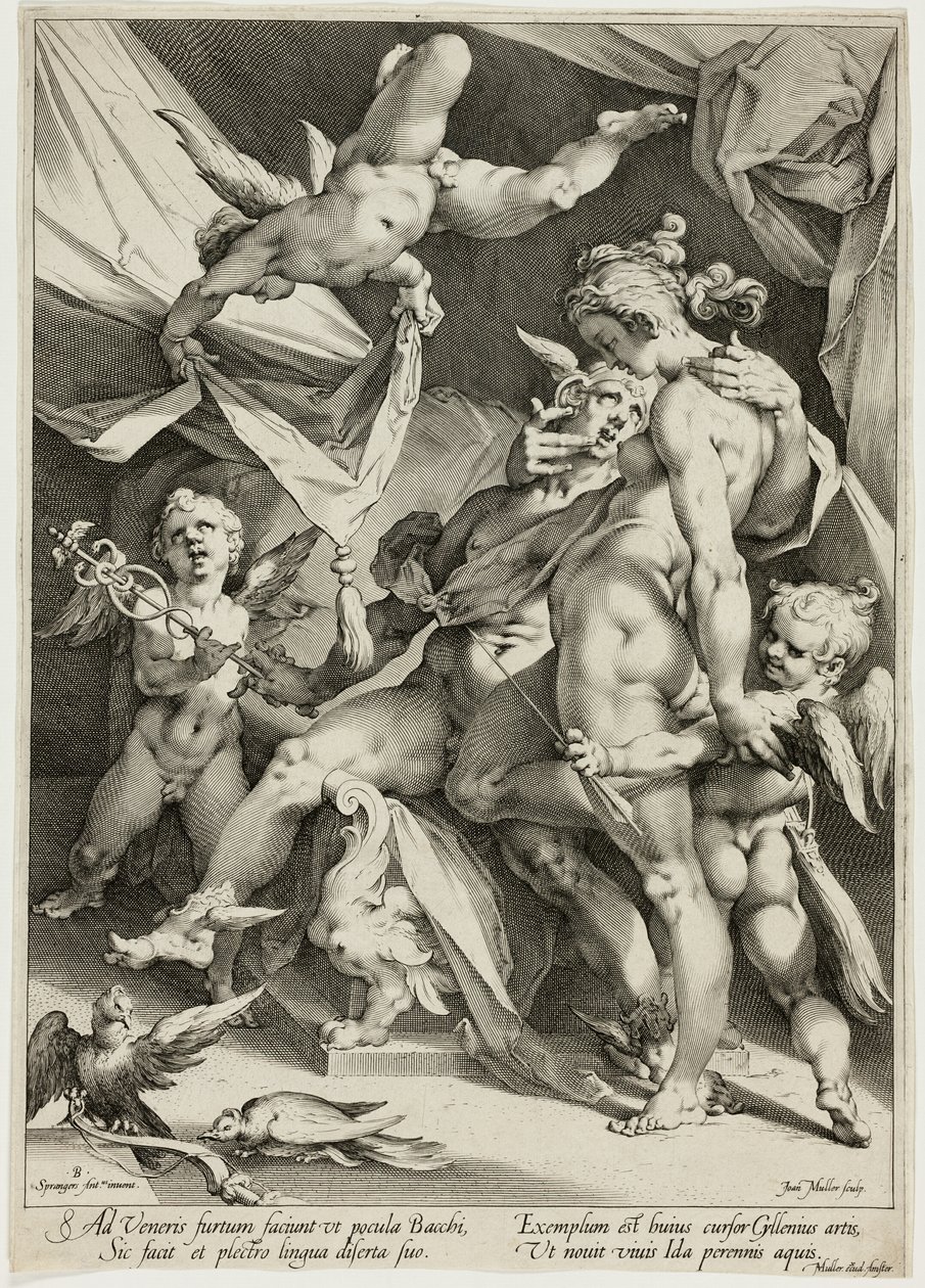 Venüs ve Merkür by Jan Harmensz. Muller
