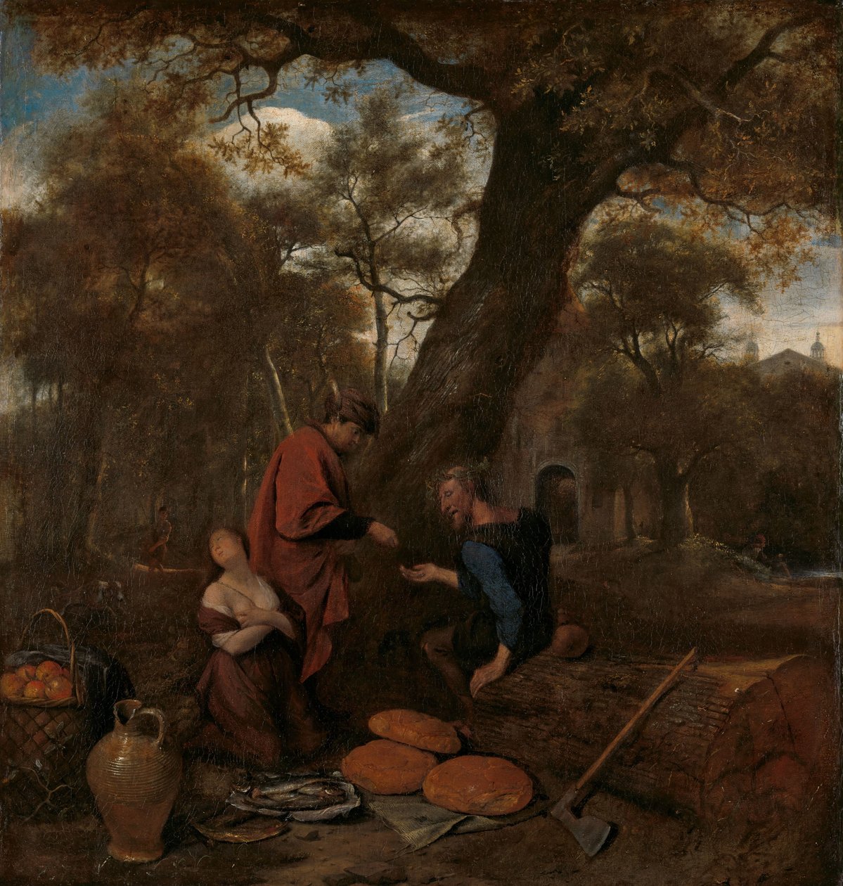 Erysichthon kızını satıyor by Jan Havicksz. Steen
