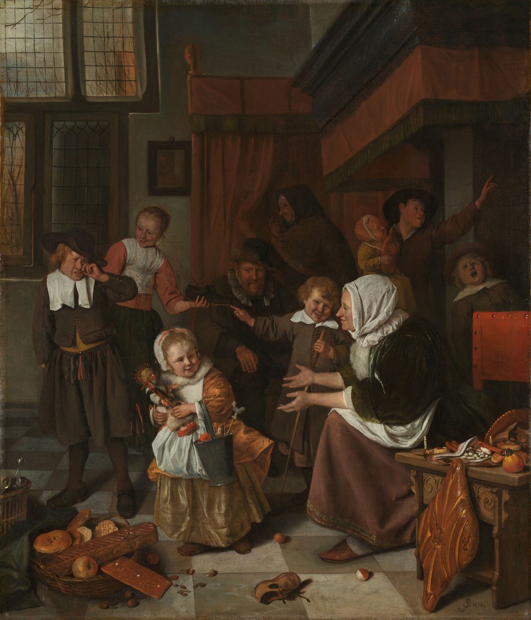 Aziz Nikolaos Bayramı Aziz Nikolaos Bayramı by Jan Havicksz. Steen