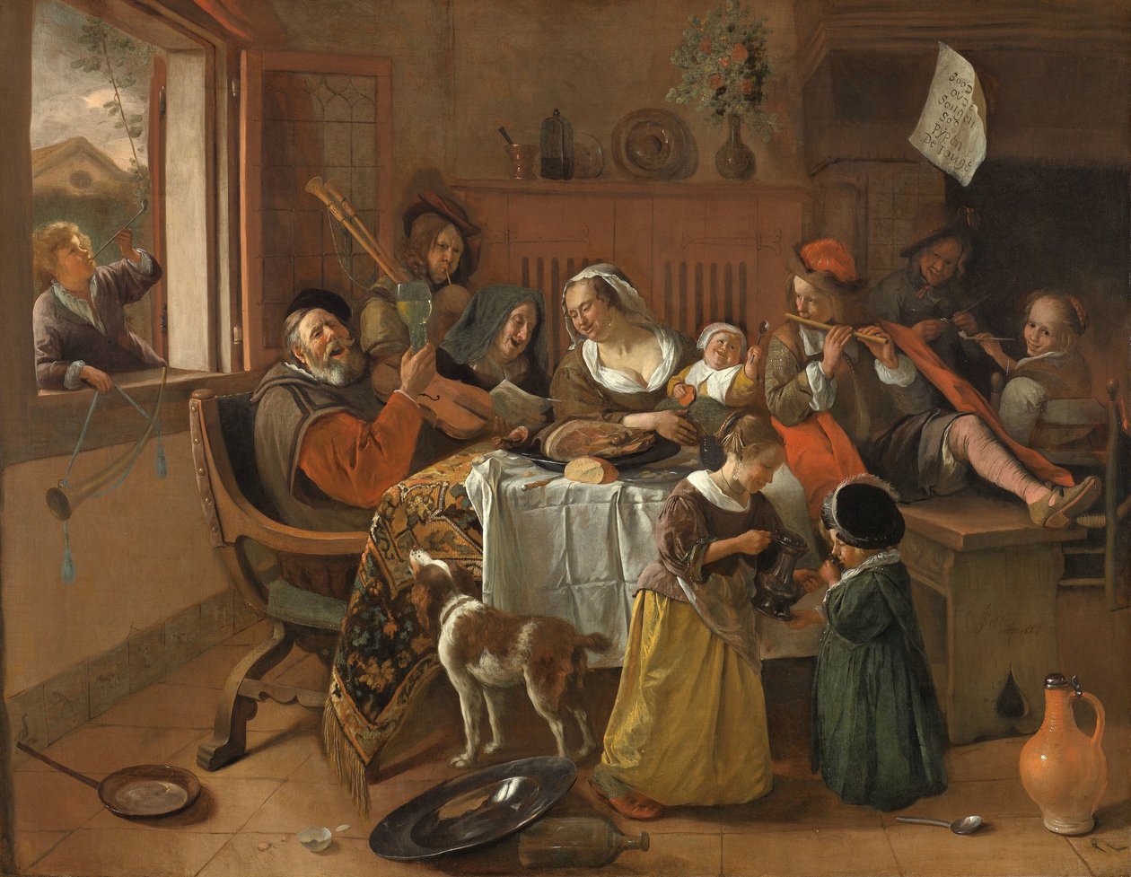 Neşeli Aile neşeli aile by Jan Havicksz. Steen