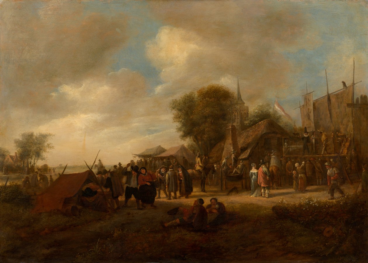 Köy Fuarı, c. 1650-1 by Jan Havicksz. Steen