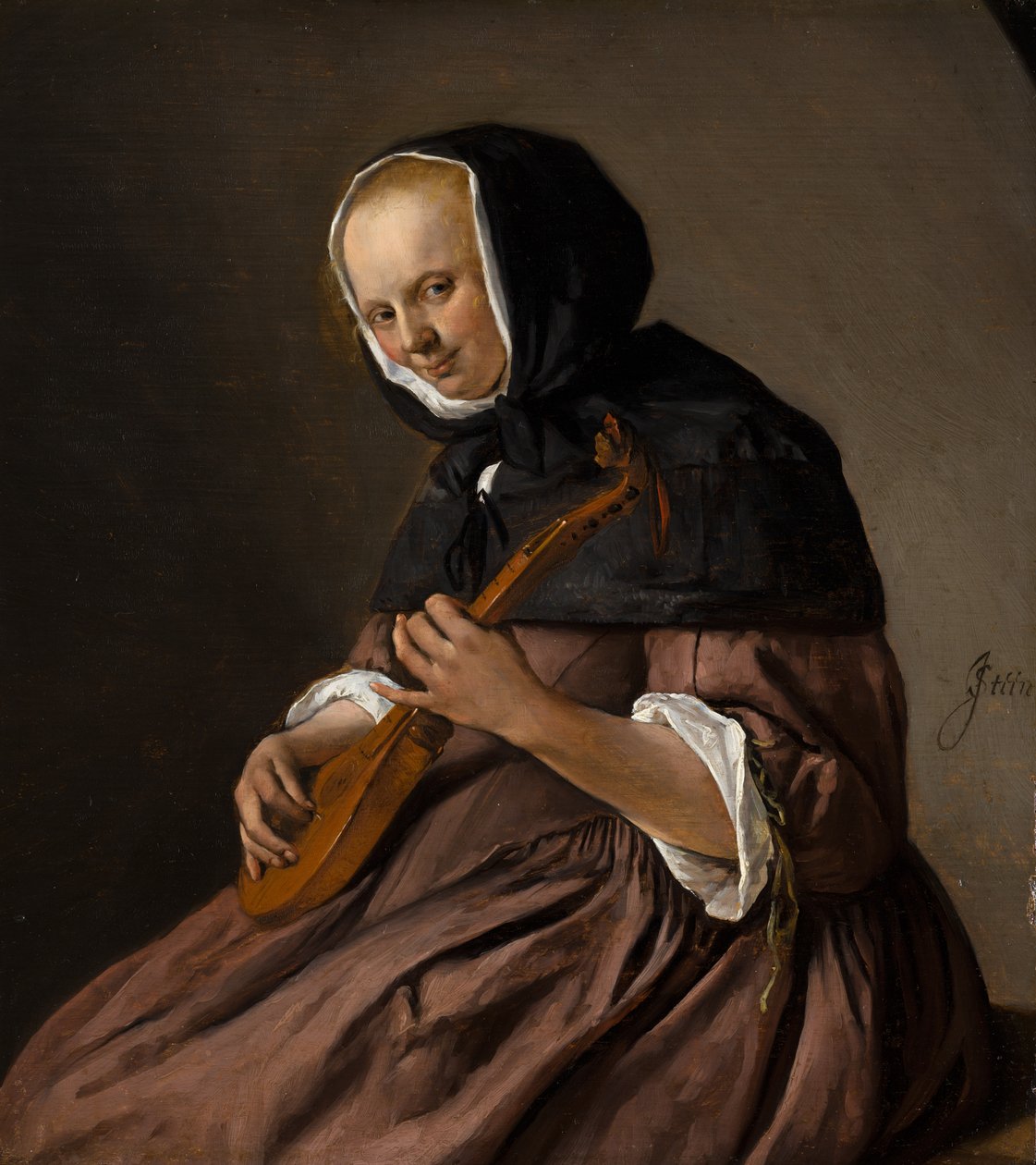 Cittern Oynayan Kadın, c. 1662 by Jan Havicksz. Steen