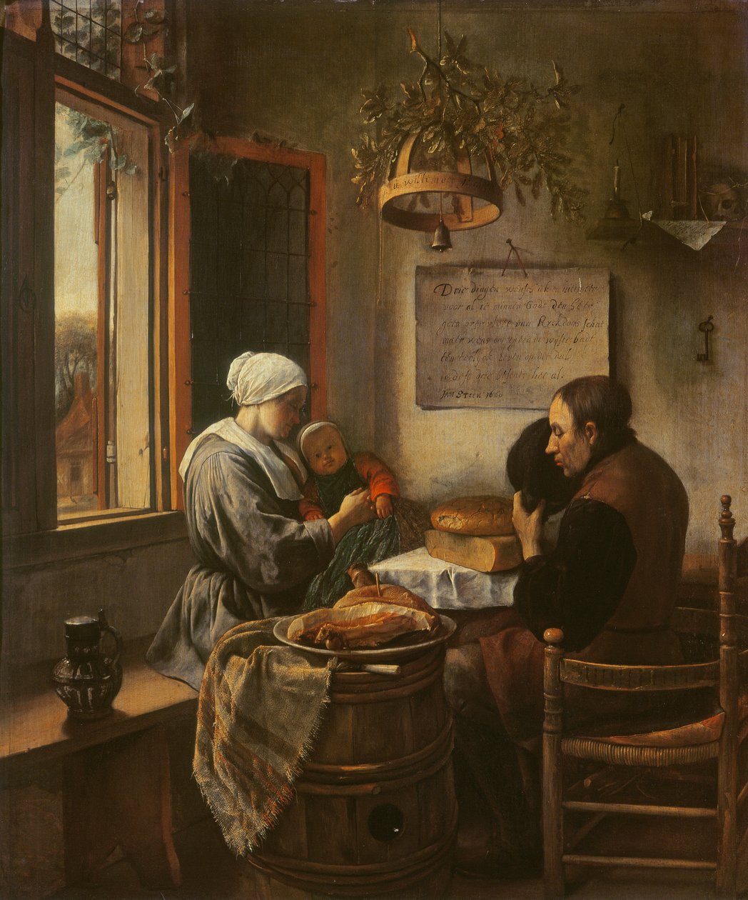 Etten Önce Grace, 1660 by Jan Havickszoon Steen