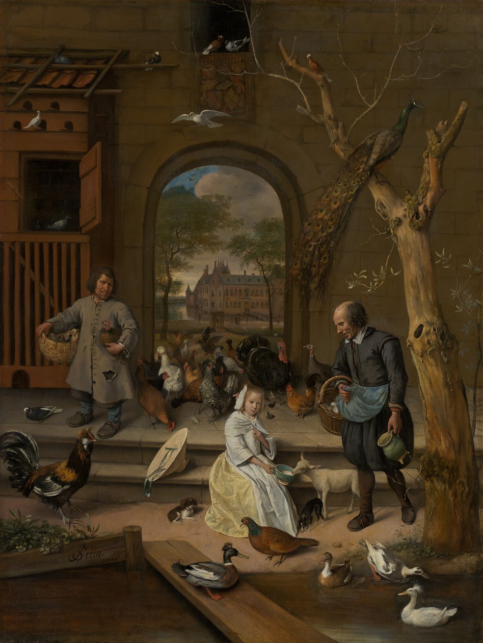 The Poultry Yard olarak bilinen Jacoba Maria van Wassenaer