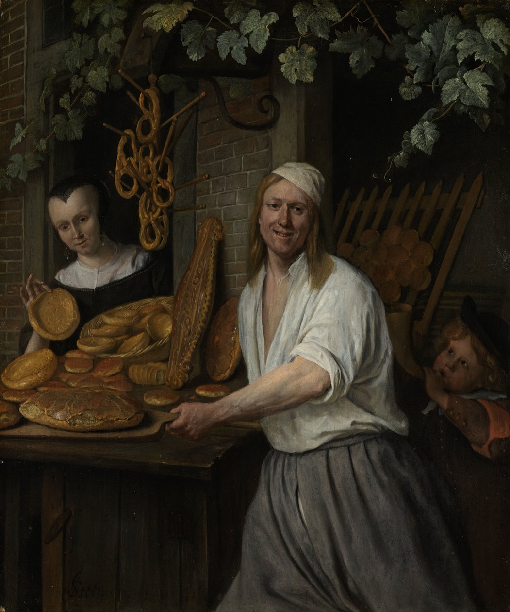 Bakker Arent Oostwaard ve Karısı Catharina Keizerswaard, 1658 by Jan Havickszoon Steen
