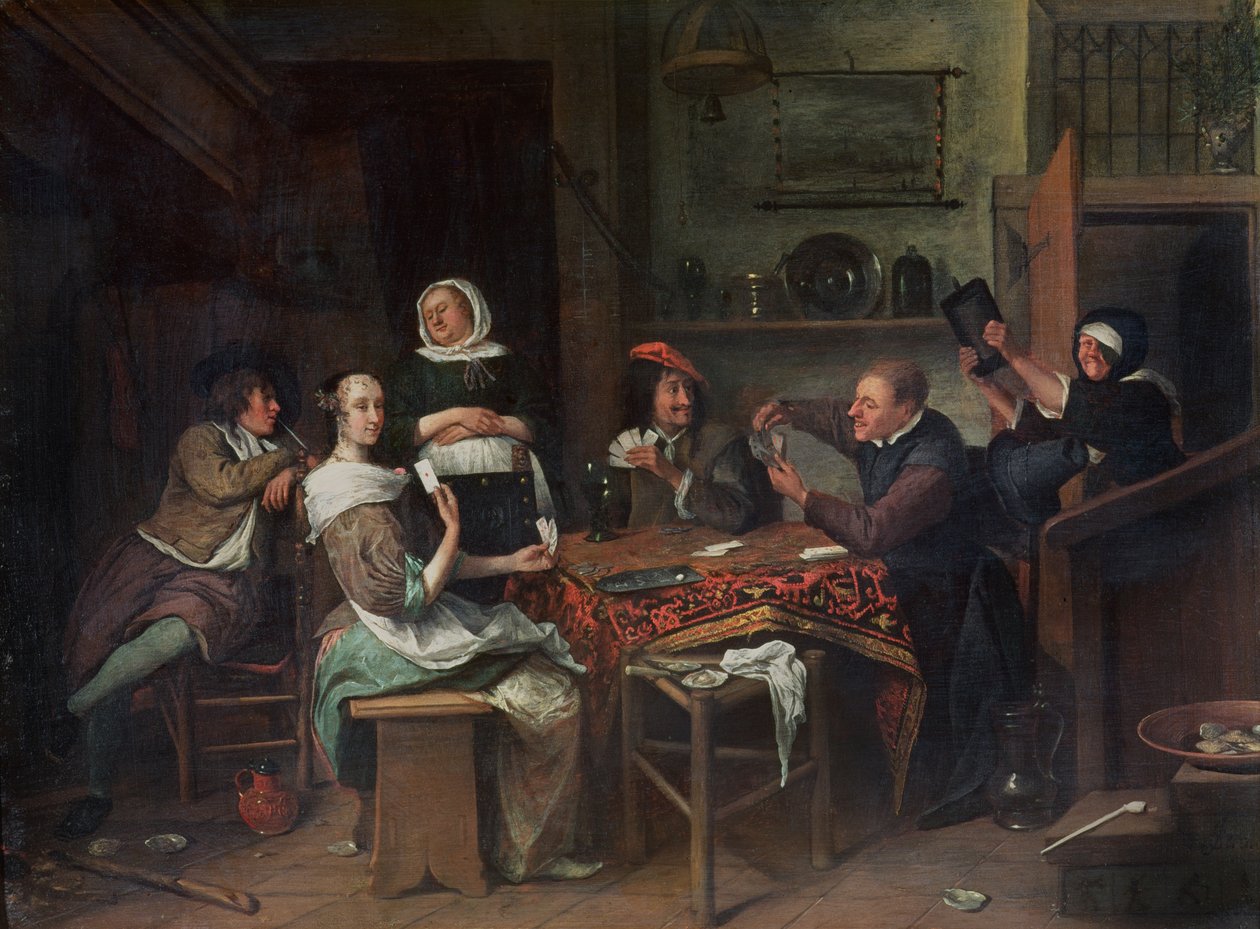 Kart Oyuncular by Jan Havickszoon Steen
