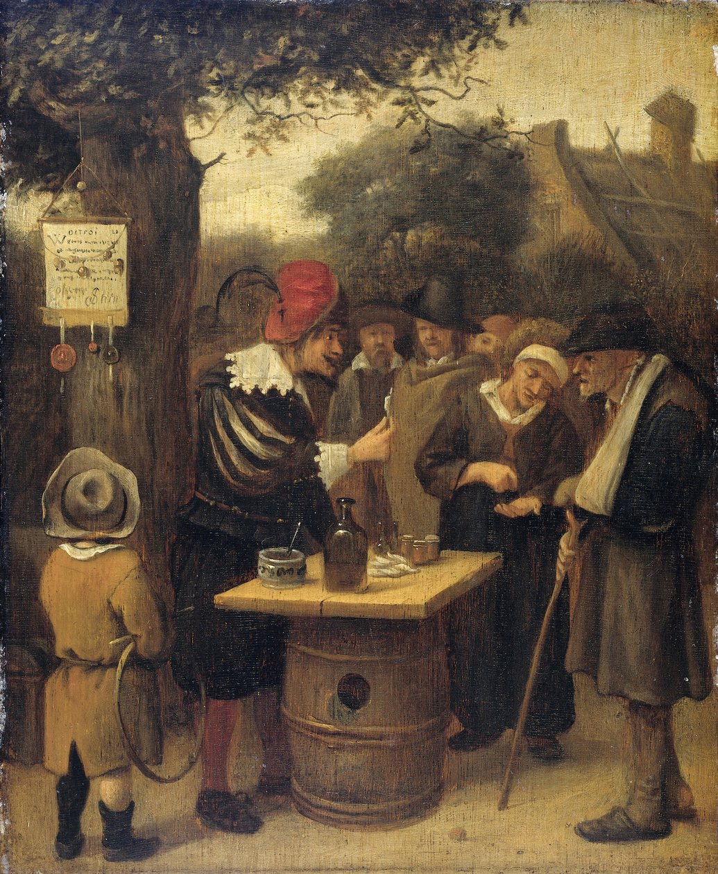 şarlatan, 1679 by Jan Havickszoon Steen