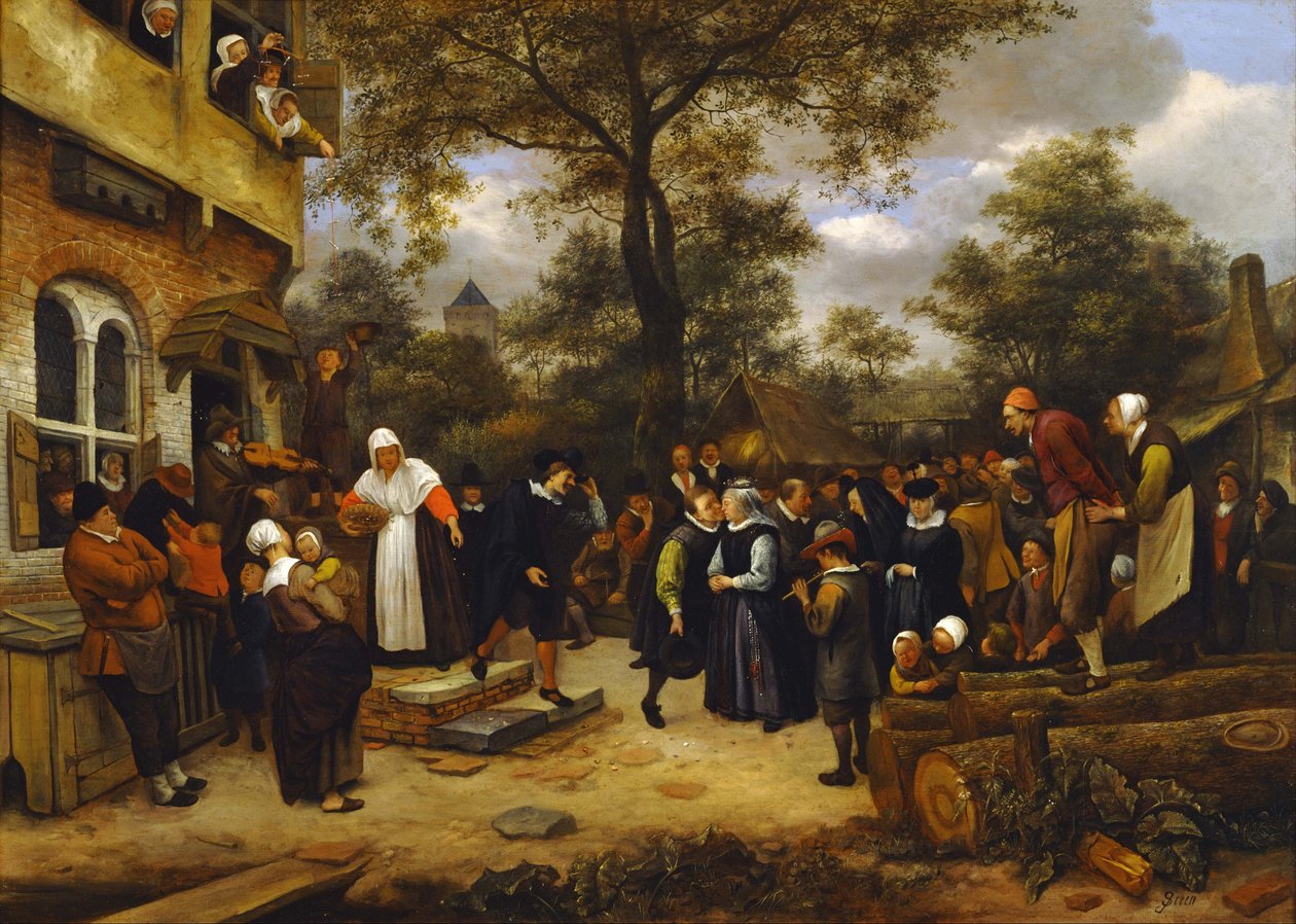 Köy Düğünü by Jan Havickszoon Steen