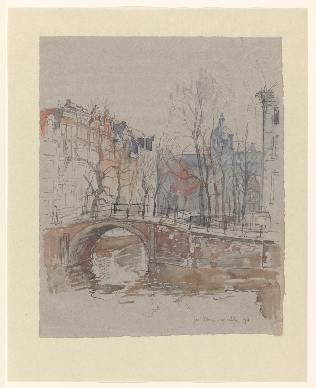 Warmoesgracht by Jan Hoynck van Papendrecht