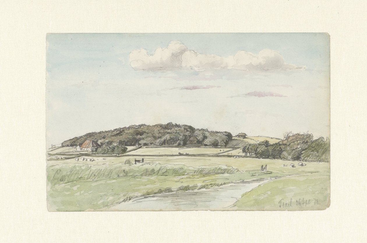 Texel'in görünümü by Jan Hoynck van Papendrecht
