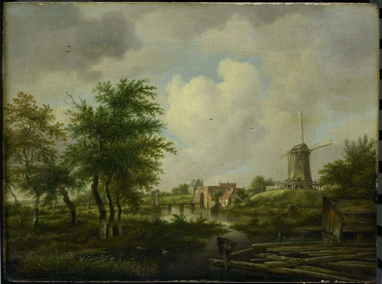 Buitensingel üzerinde görülen Weteringpoort ile Amsterdam
