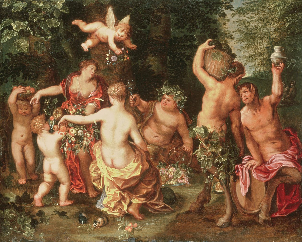 Bir Bolluk Alegorisi by Jan II Brueghel