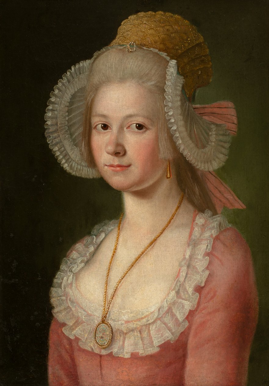 Boneli Bir Kadının Portresi, 1785 by Jan Jahn