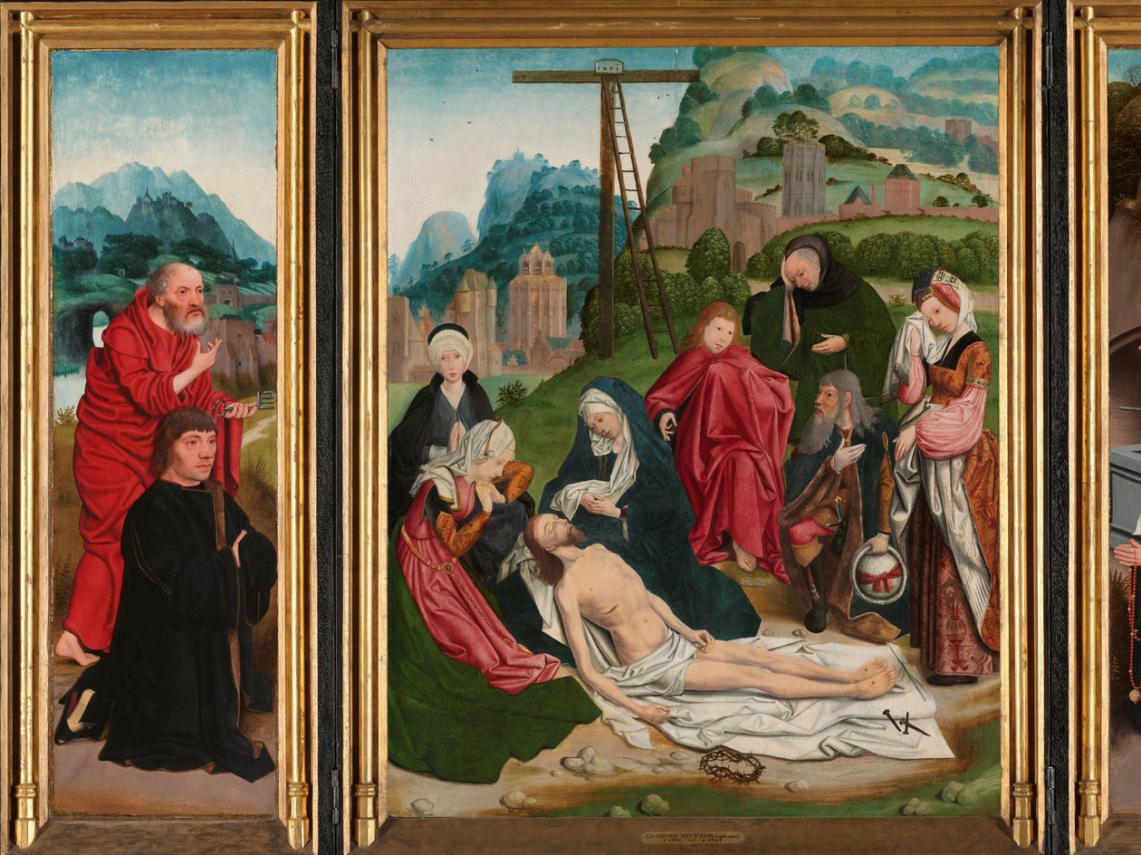 Ağıt ile Üç Parçalı by Jan Jansz Mostaert