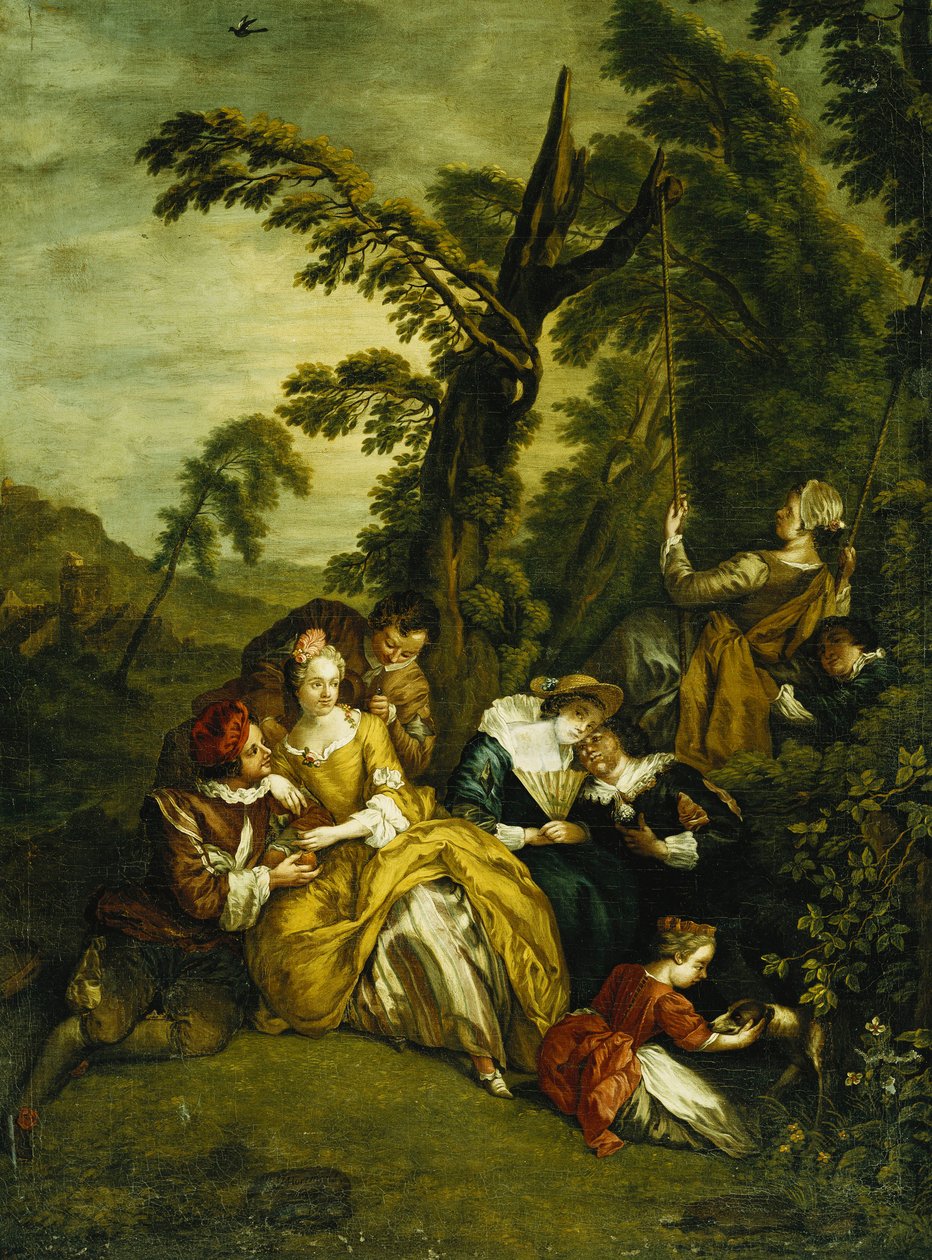 Bir Fete Champetre, 1756 by Jan Josef the Elder Horemans