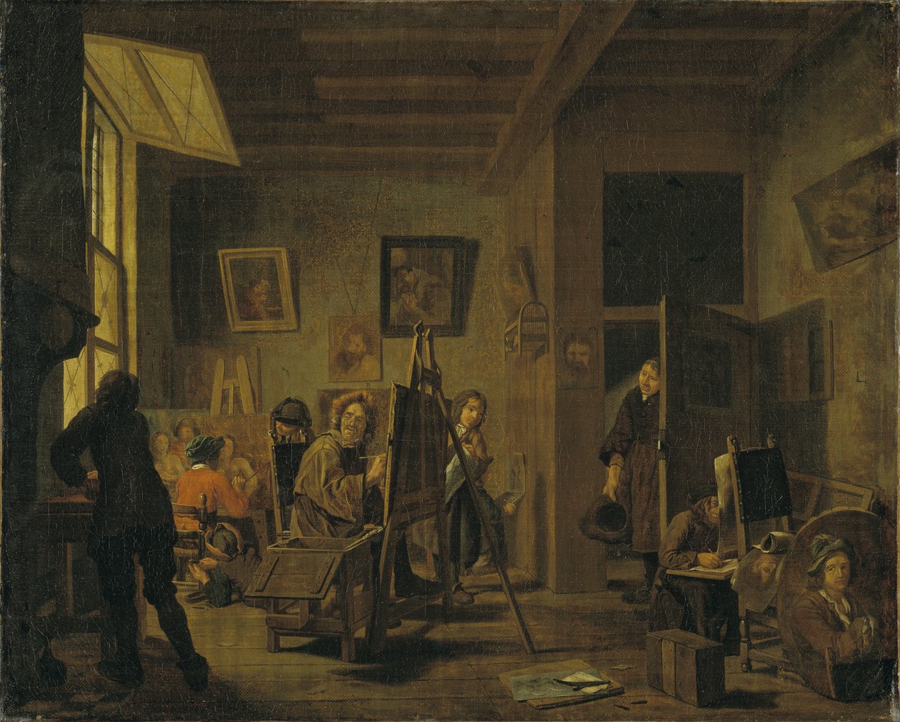Ressamlar Stüdyosu by Jan Josef the Elder Horemans
