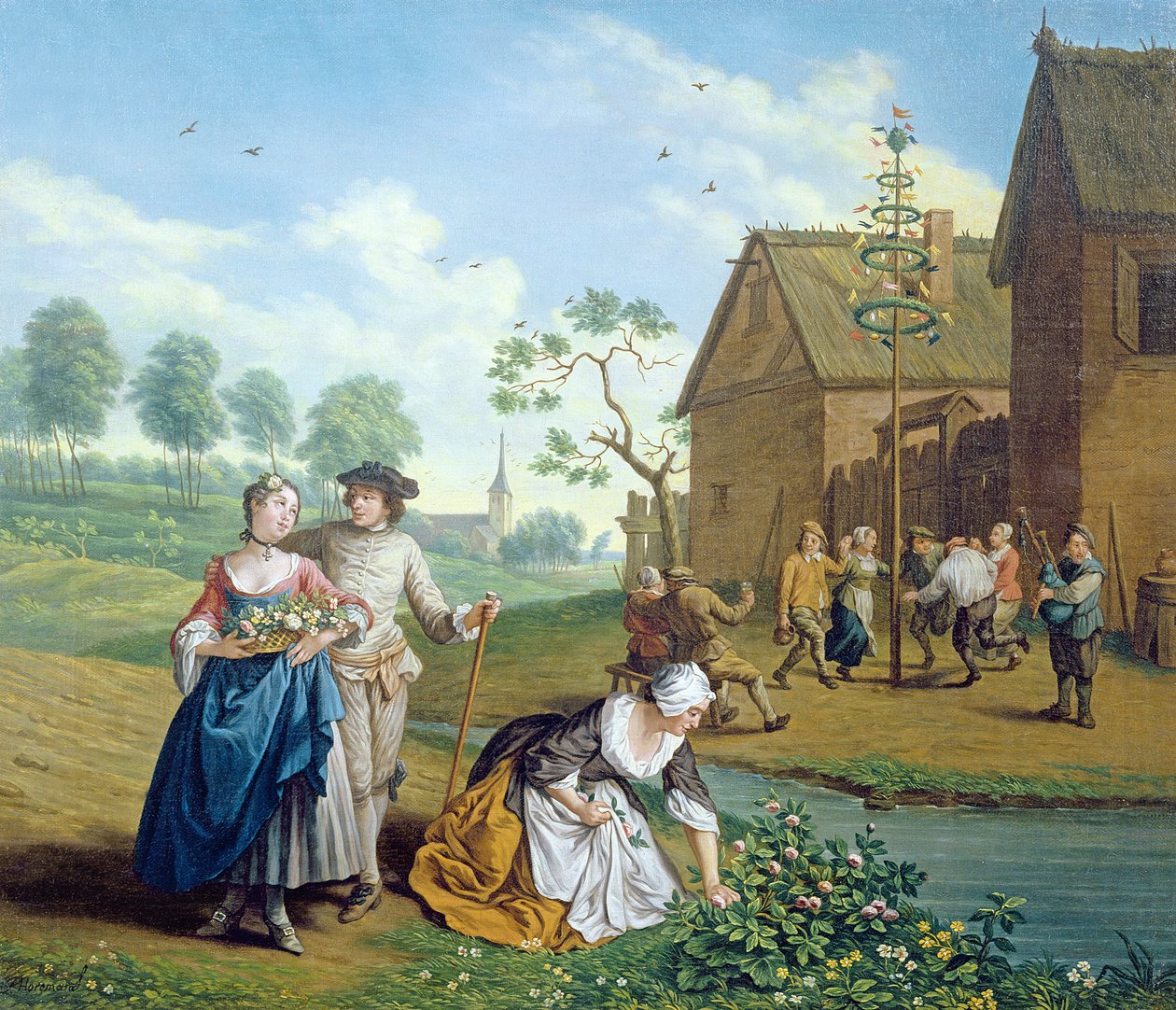 Dört Mevsim: Bahar by Jan Josef the Elder Horemans