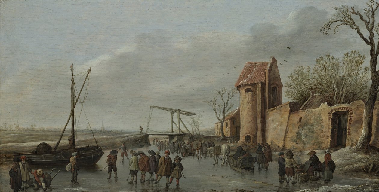 Buzda Bir Sahne, 1627 by Jan Josefsz Goyen van