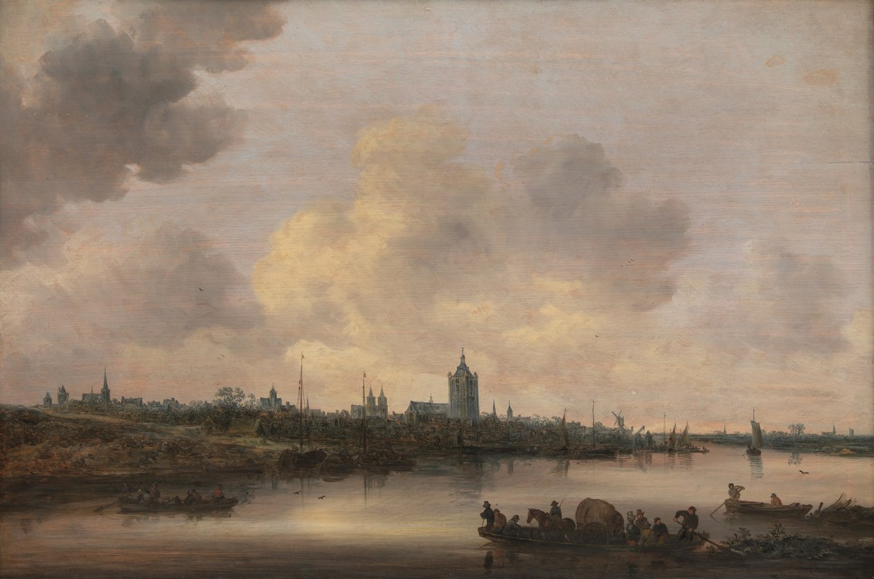 Arnhem Şehri Görünümü, 1646 by Jan Josefsz Goyen van