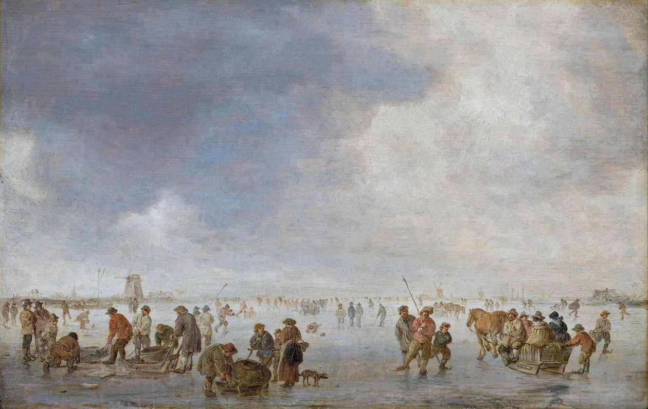Buzda Kış Manzarası by Jan Josefsz Goyen van