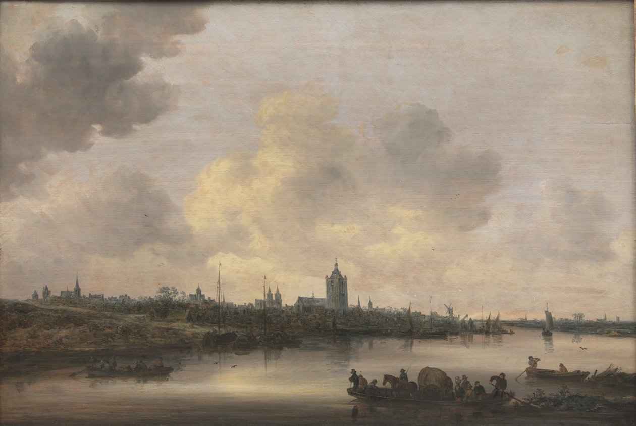 Arnhem şehrinin görünümü by Jan Josefsz van Goyen