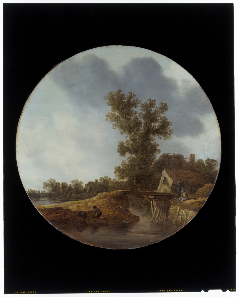 Fenerli Bir Nehir Manzarası by Jan Josephsz van Goyen