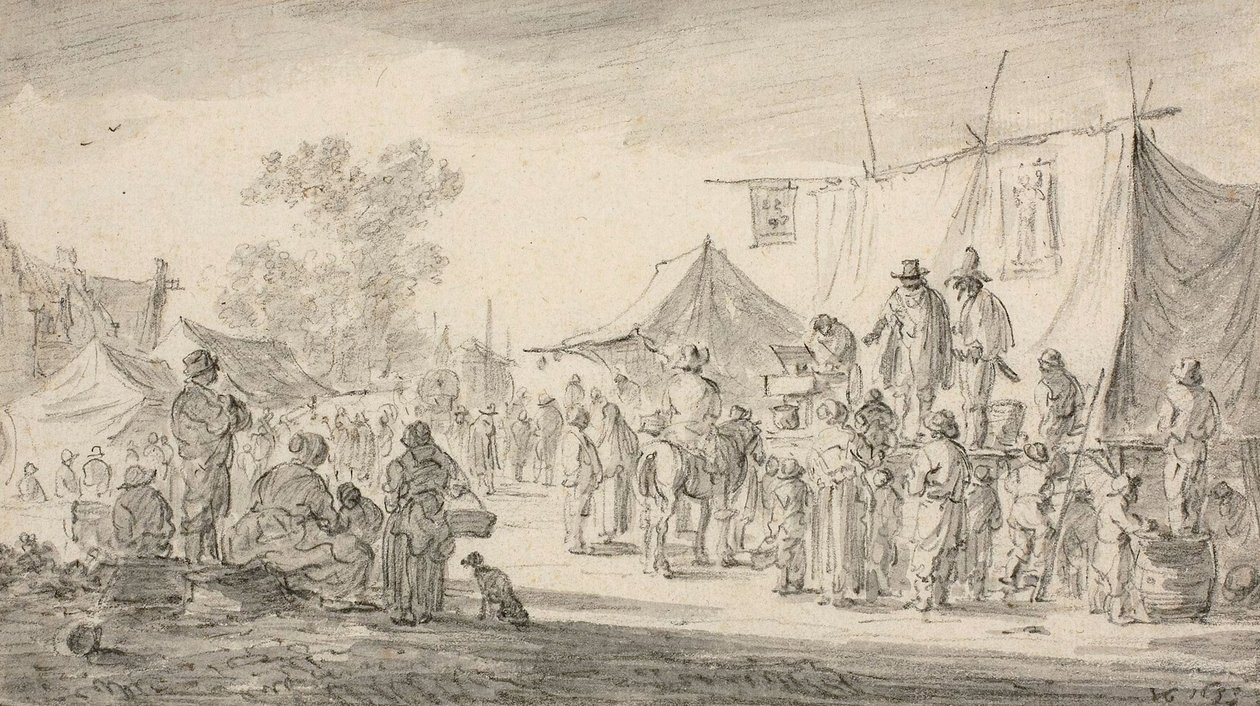 Ülke Fuarı, 1653 by Jan Josephsz van Goyen