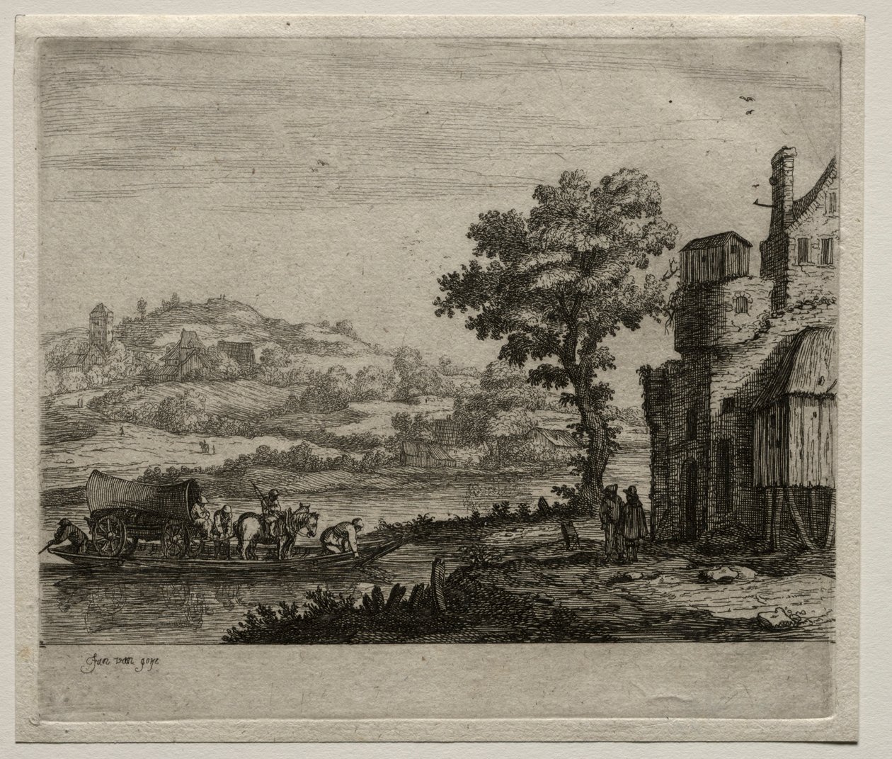 Feribot Teknesi. by Jan Josephsz van Goyen