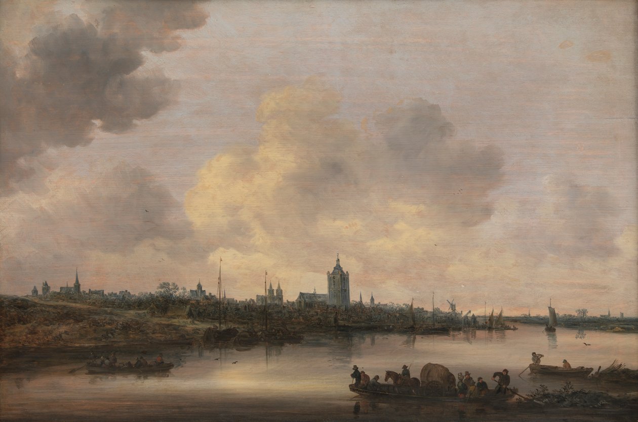 Arnhem şehrinin görünümü by Jan Josephsz van Goyen