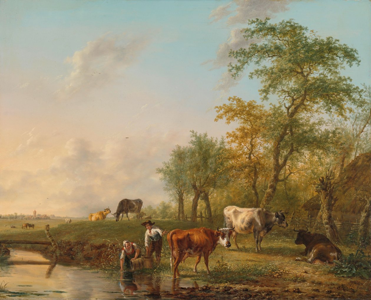 Sığır ile manzara by Jan Kobell (II)