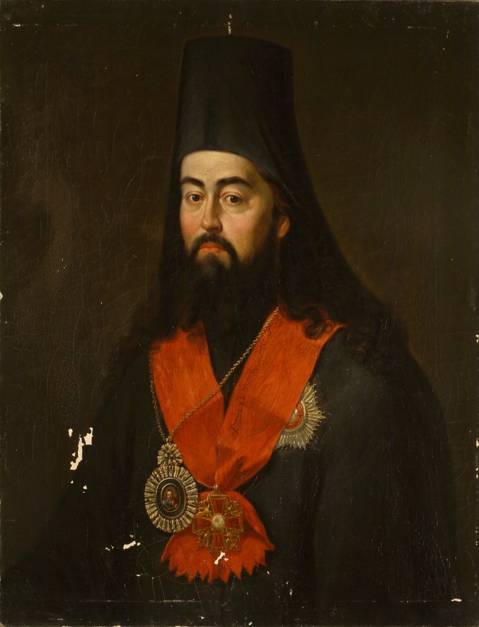 Rostov ve Yaroslavl Başpiskoposu Pavel Ponomarev'in Portresi 1745-1806, 1836 by Jan Ksawery Kaniewski