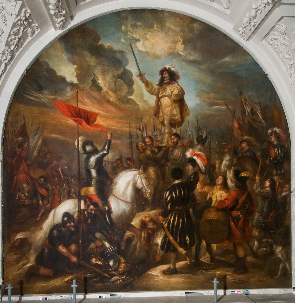 Brinio Kalkan Üzerinde Yükseltildi by Jan Lievens