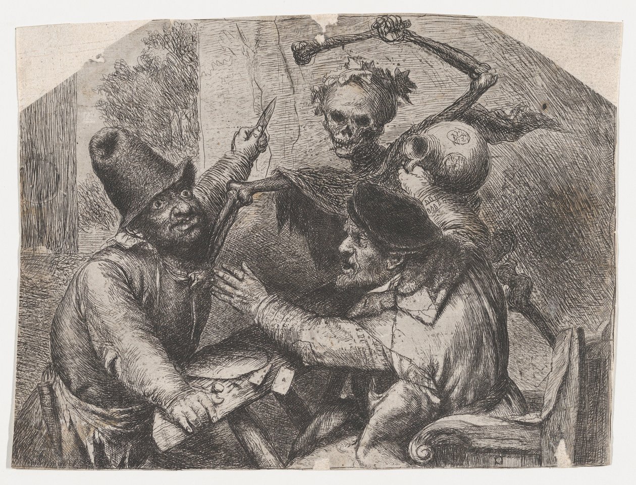 Ölüm ve Kart Oyuncuları, 1620-74. by Jan Lievens
