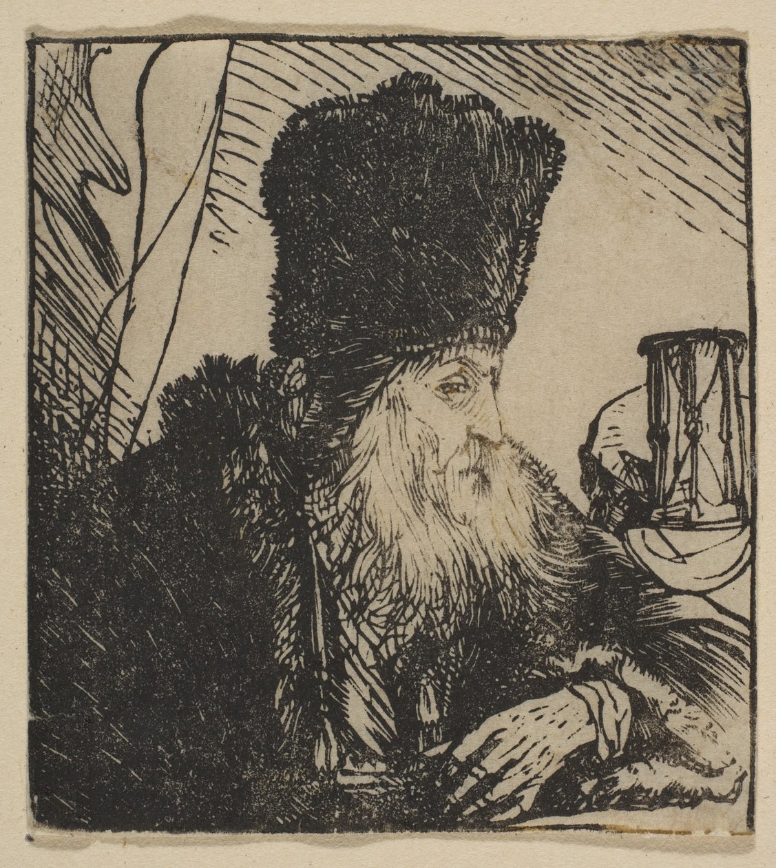 Kum Saati ile Filozof, 1620-74. by Jan Lievens