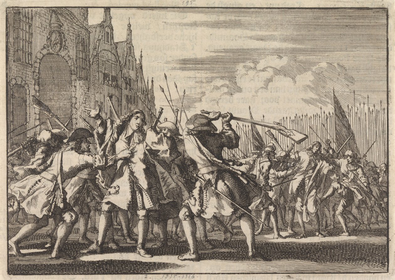 De Witt kardeşlerin öldürülmesi, 1672 by Jan Luyken