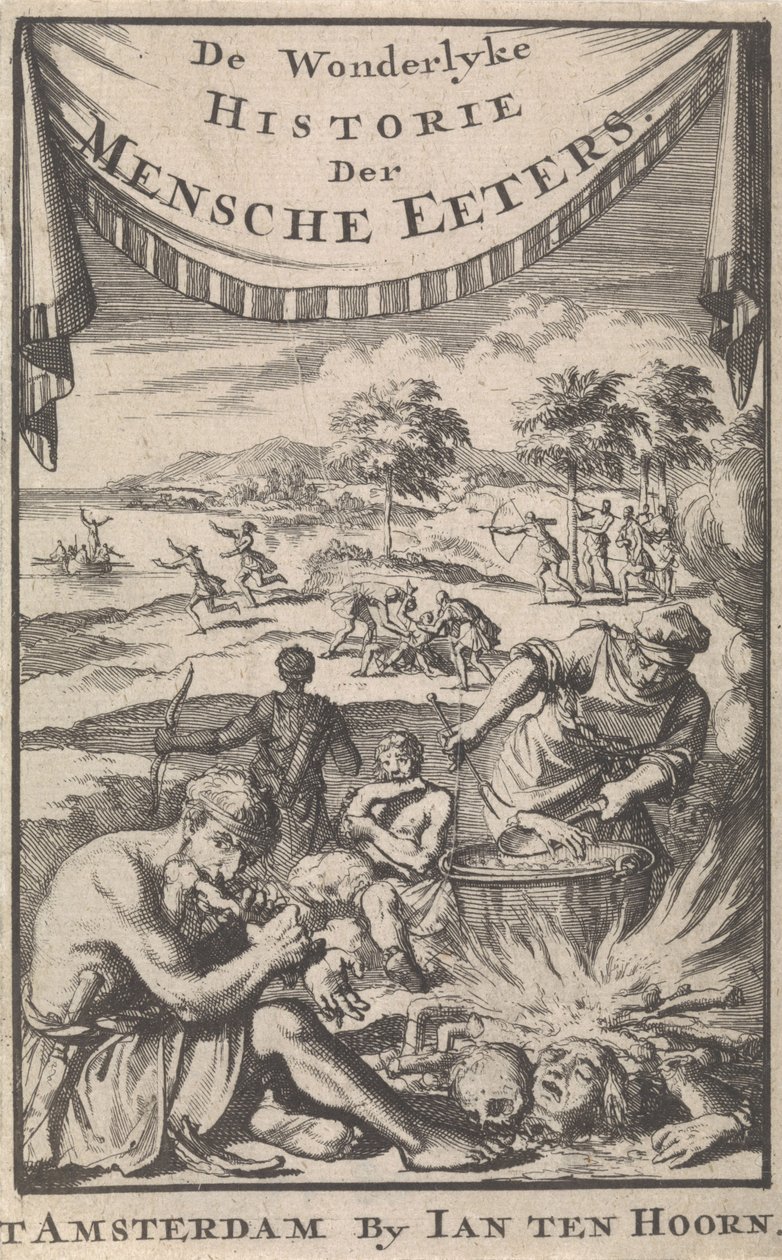 İnsan yiyicilerin harika tarihi, A. Magyrus, 1696. by Jan Luyken