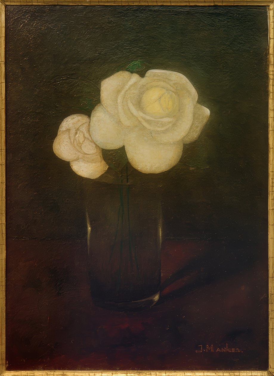 Bir bardakta kamelyalar by Jan Mankes
