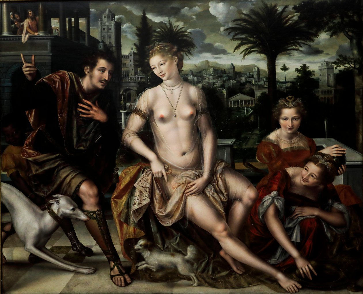 David ve Bathsheba by Jan Massys