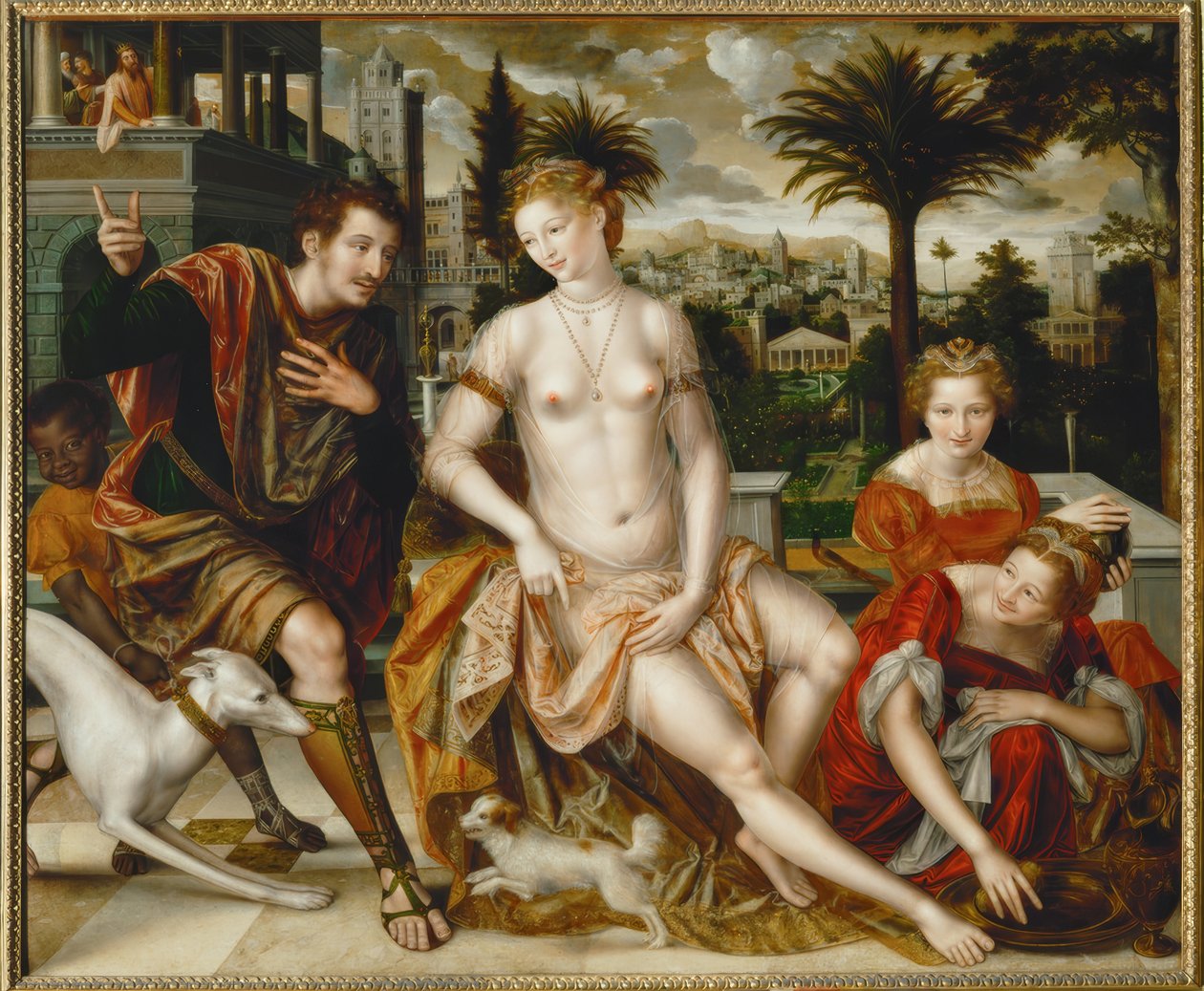 David ve Bathsheba by Jan Massys