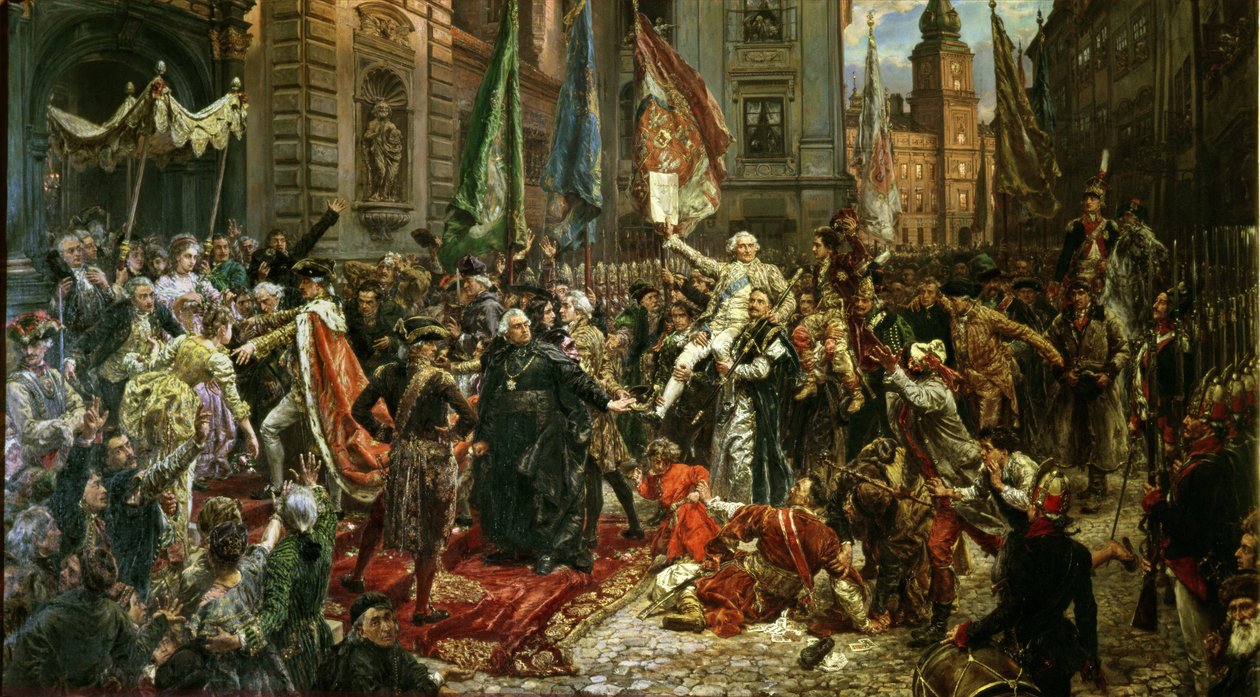 3 Mayıs 1791, 1891 Anayasası by Jan Alojzy Matejko
